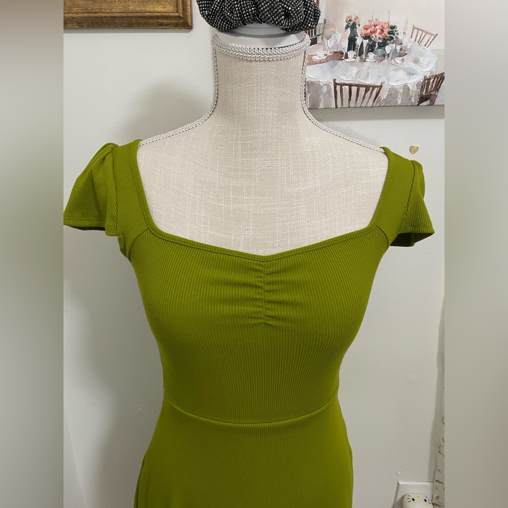 NWOT Wild Fable Target A Line Dress Green Size XXS